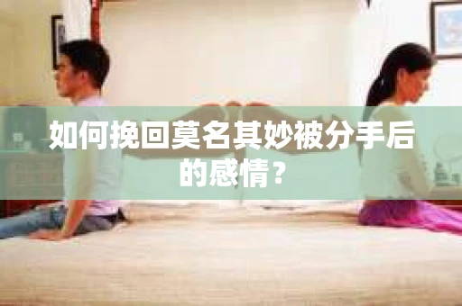 如何挽回莫名其妙被分手后的感情？