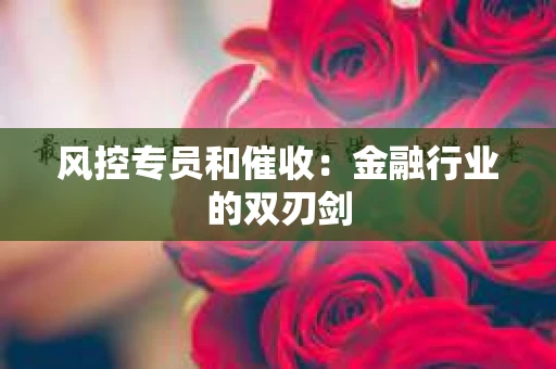 风控专员和催收：金融行业的双刃剑