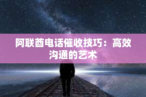 阿联酋电话催收技巧：高效沟通的艺术