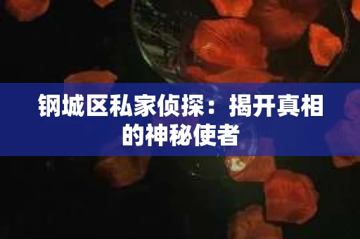 钢城区私家侦探：揭开真相的神秘使者