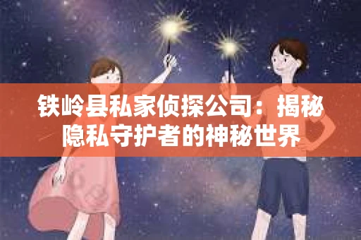 铁岭县私家侦探公司：揭秘隐私守护者的神秘世界