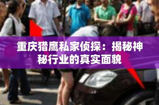 重庆猎鹰私家侦探：揭秘神秘行业的真实面貌