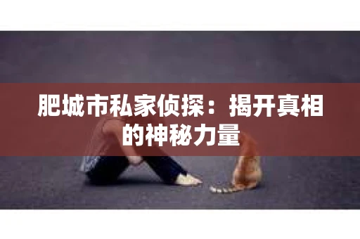 肥城市私家侦探：揭开真相的神秘力量