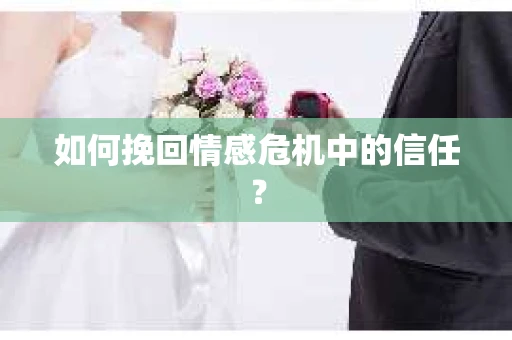 如何挽回情感危机中的信任？