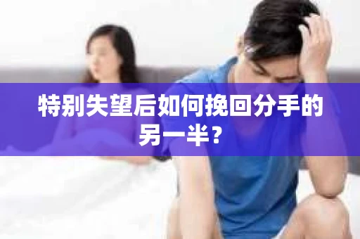 特别失望后如何挽回分手的另一半？