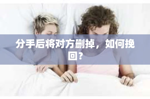 分手后将对方删掉，如何挽回？