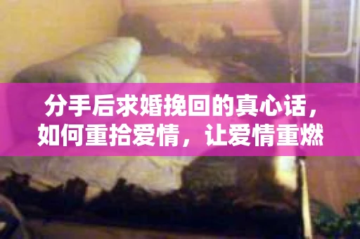 分手后求婚挽回的真心话，如何重拾爱情，让爱情重燃？